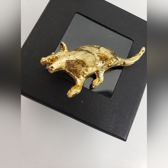 22K Gold Plated Native Animal from Australia - Tasmanian Devil - Picture 2 of 7